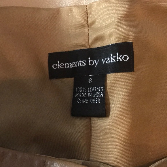 NWT Elements by Vakko Leather Pants - Picture 5 of 5